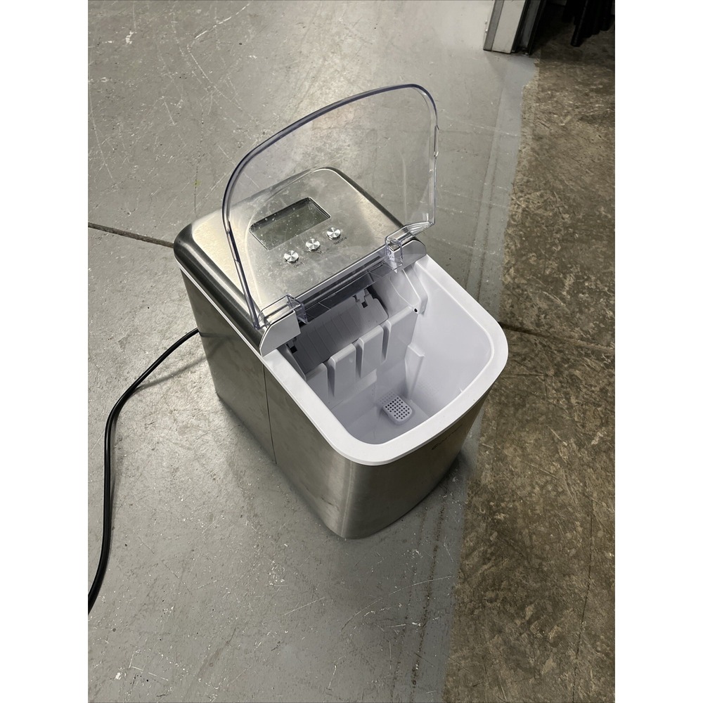 Costway Silver Ice Maker Used - Untested! (turns On)